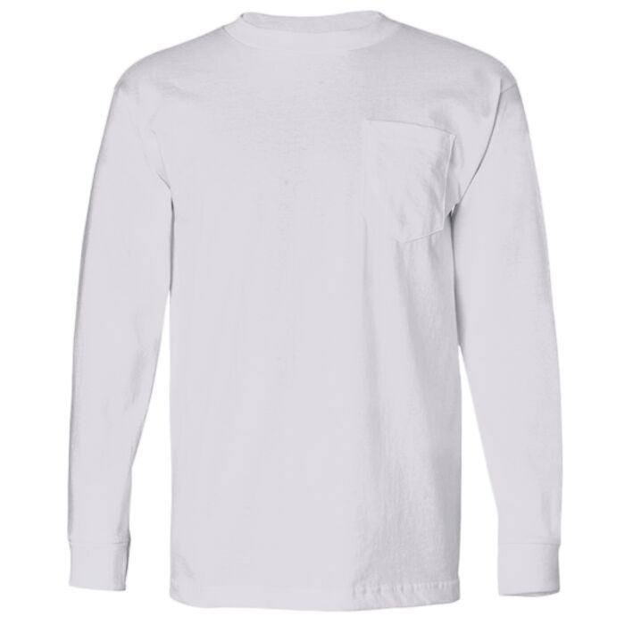 Unisex USA-Made Long Sleeve Pocket T-Shirt Thumbnail