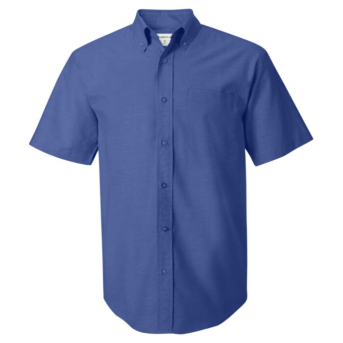 Short Sleeve Stain Resistant Oxford Shirt Thumbnail
