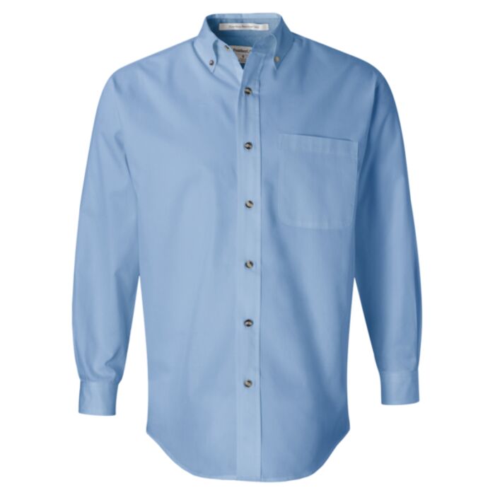 Long Sleeve Stain-Resistant Twill Shirt Thumbnail