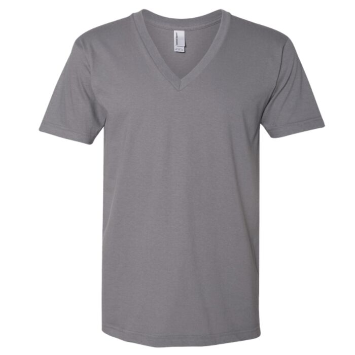 Unisex Fine Jersey V-Neck Tee Thumbnail