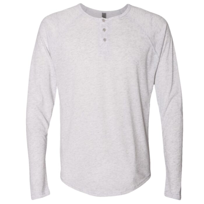 Men's Triblend Henley T-Shirt Thumbnail