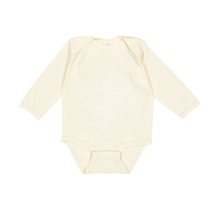 Infant Long Sleeve Baby Rib Bodysuit Thumbnail