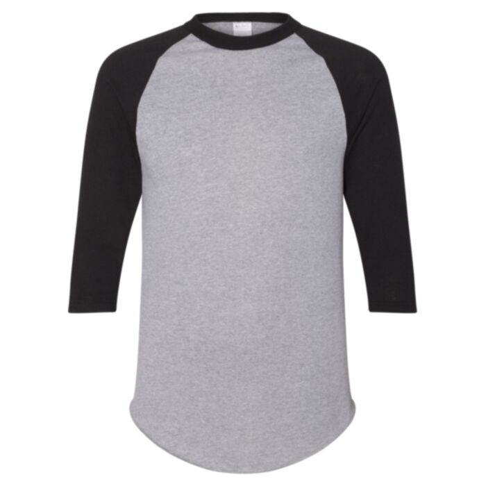 Unisex Three-Quarter Raglan Sleeve Baseball Jersey T-Shirt Thumbnail